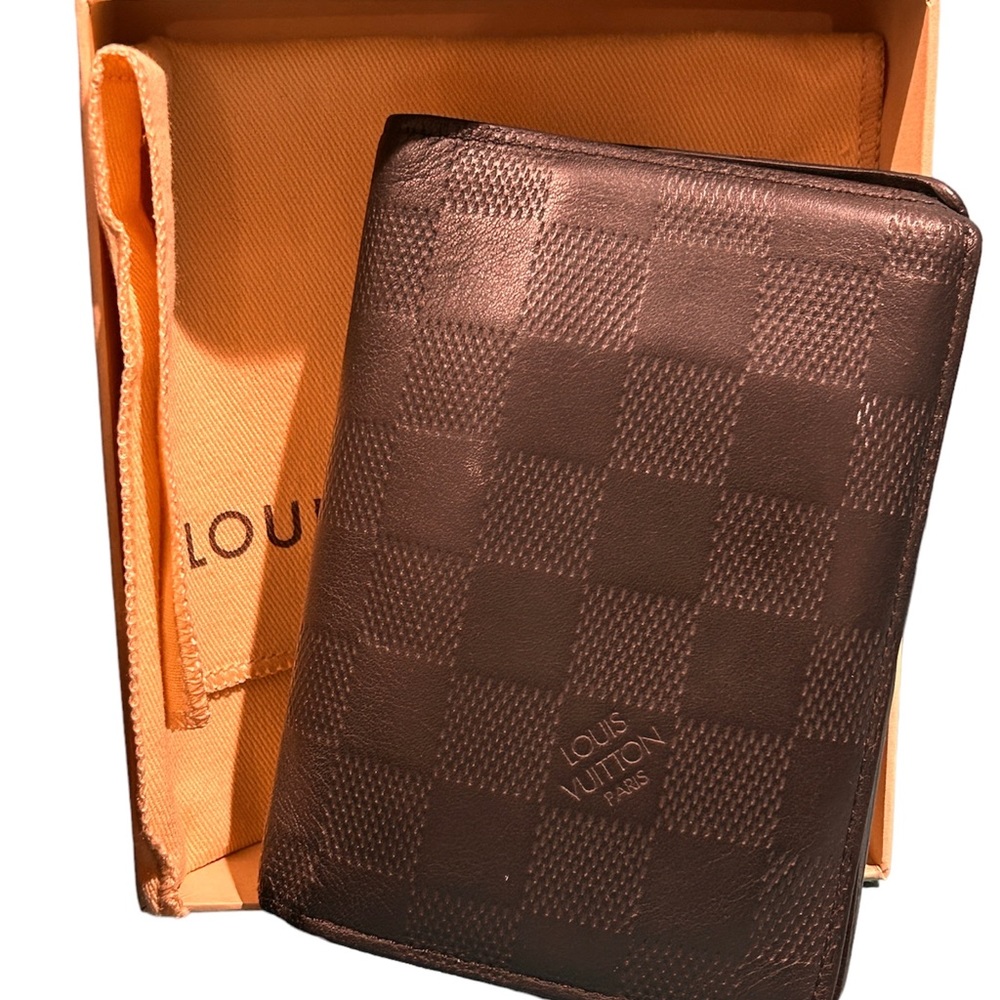 Louis Vuitton Damier Infini Portedeuille James Billfold Onyx N63007 Wallet - Picture 12 of 15